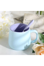 Ceramic Mug with Lid & Spoon