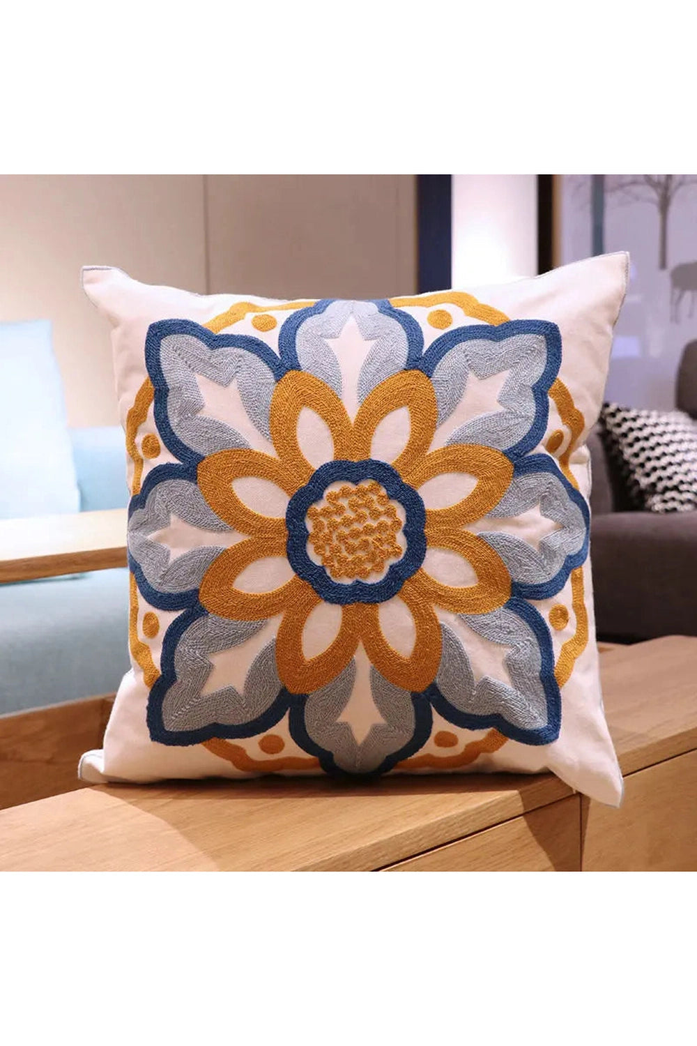 Handmade Flower Pillow Case