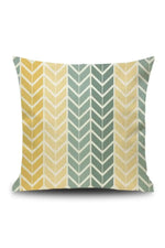 Yellow Geometric Pillow Case