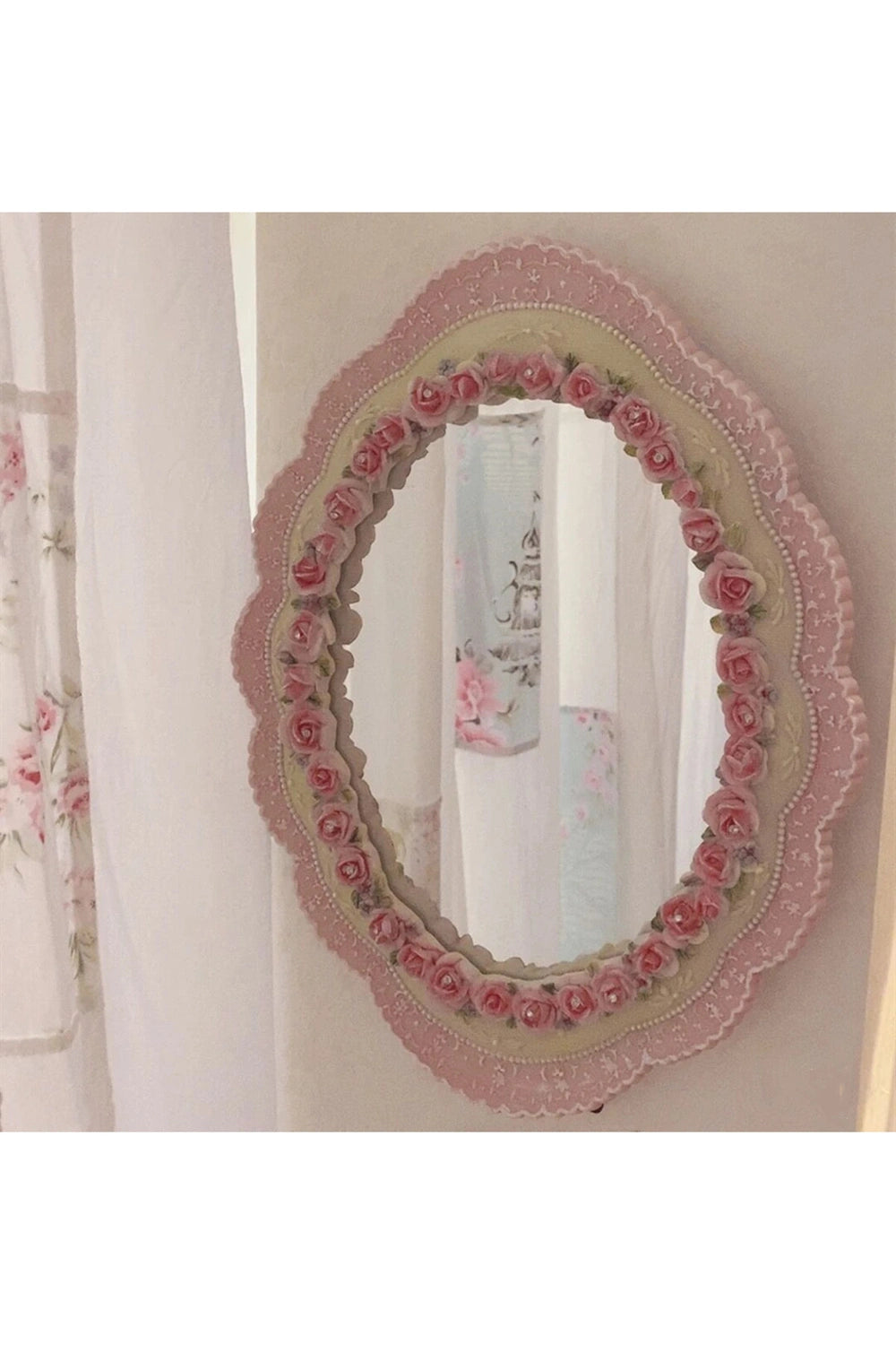 Elegant Large Standup Baroque Mirror