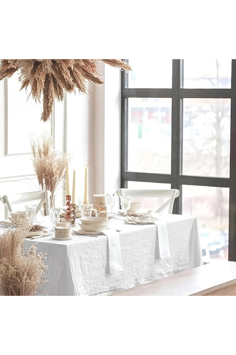 Serene Elegance Tablecloth