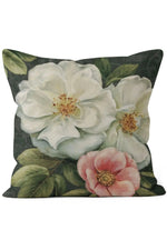 Pink Flower Decor Pillow Case