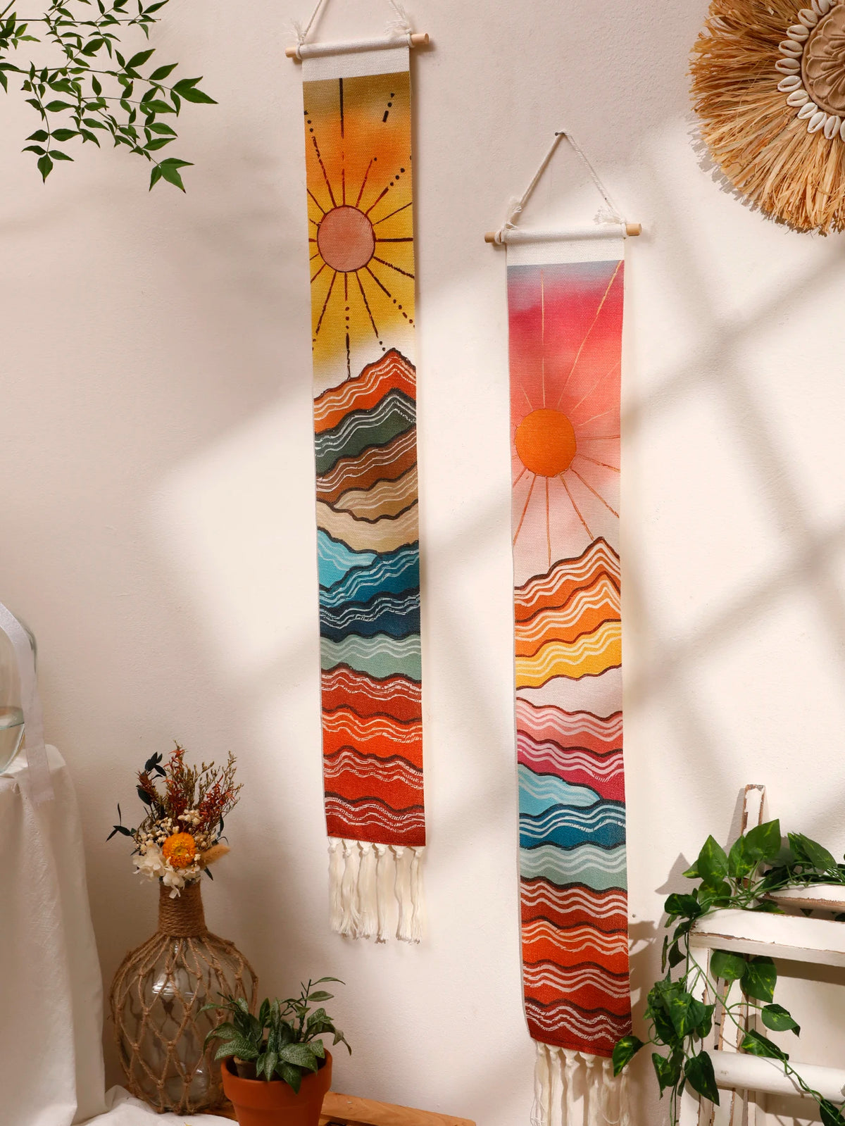 Mountain Sunrise Wall Tapestry
