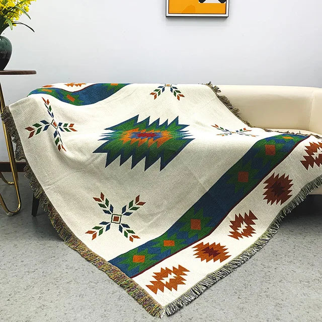 Southwestern Desert Boho Blanket