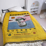 Retro Kombucha Art Blanket