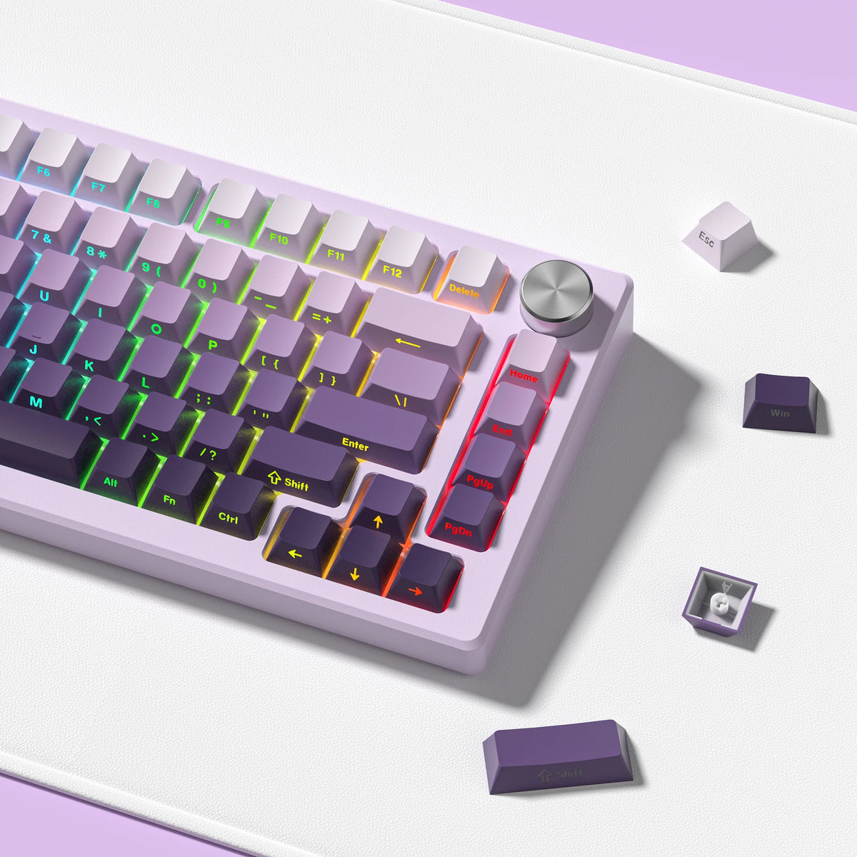 Gradient Purple Keycaps