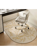 Study Computer Chair Floor Mat Non-slip Bedroom Carpet Living Room Large Rounded TPR Bottom Anti-slip Swivel Chairs Rug 의자 바닥 매트