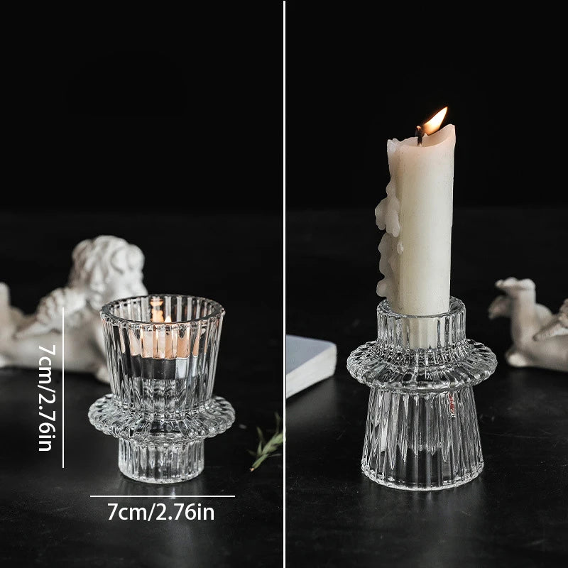 Creative Transparent Candle Holder