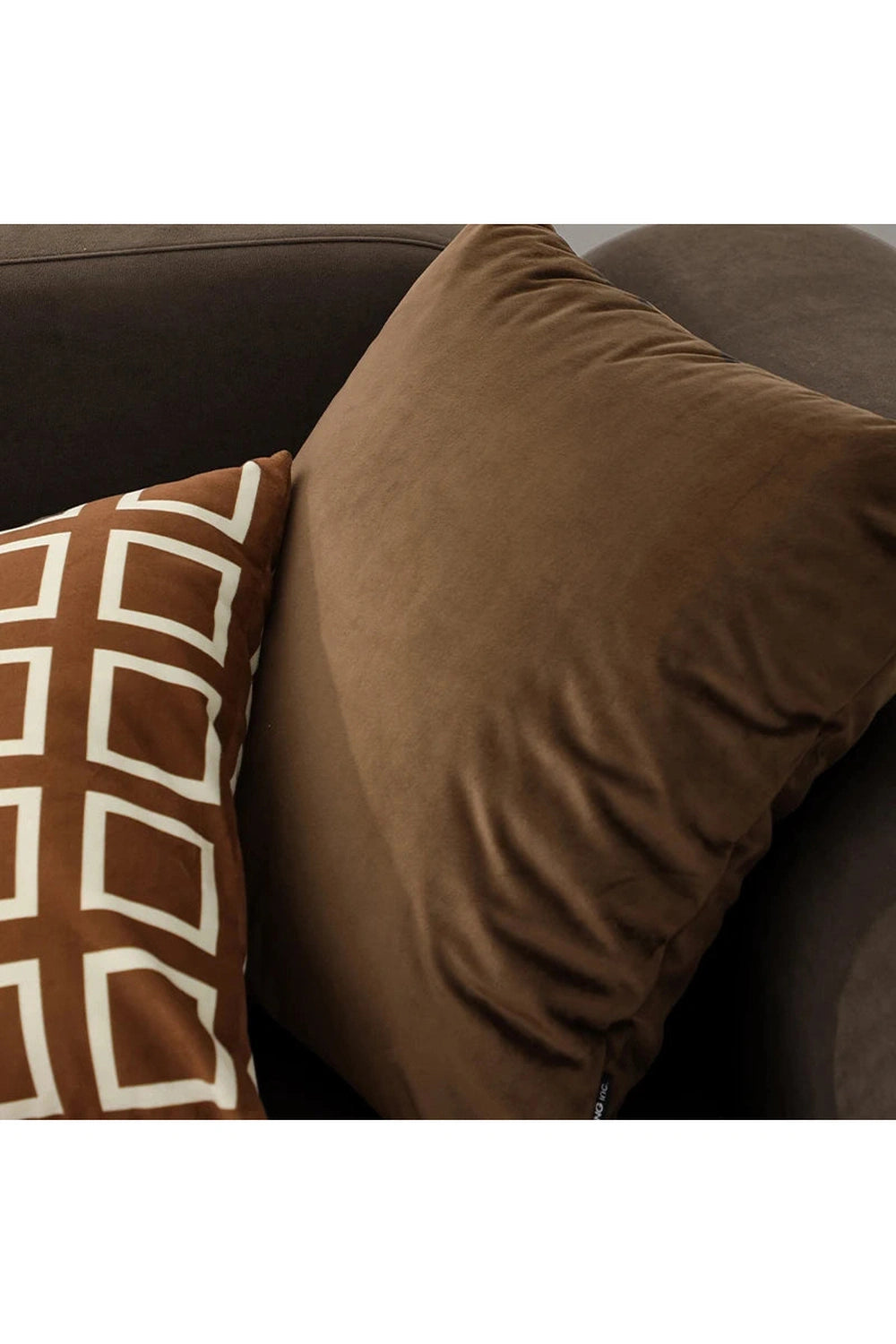 Earth Tone Velvet Pillow Case