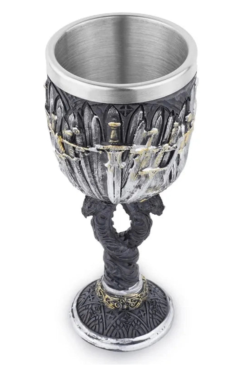 Medieval Sword Chalice Goblet