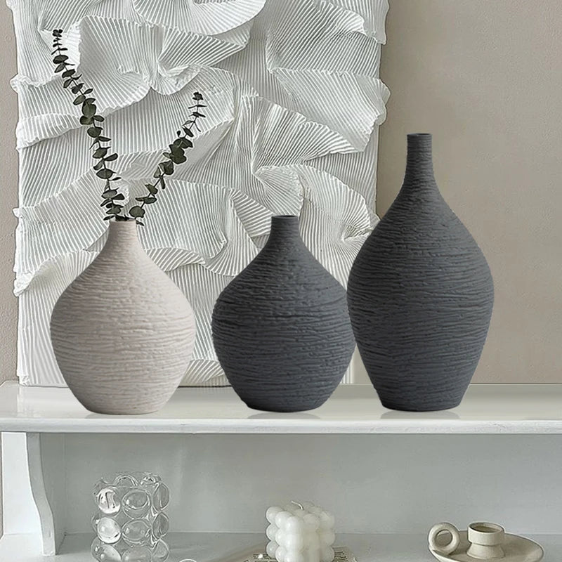 Earthy Textured Zen Vase