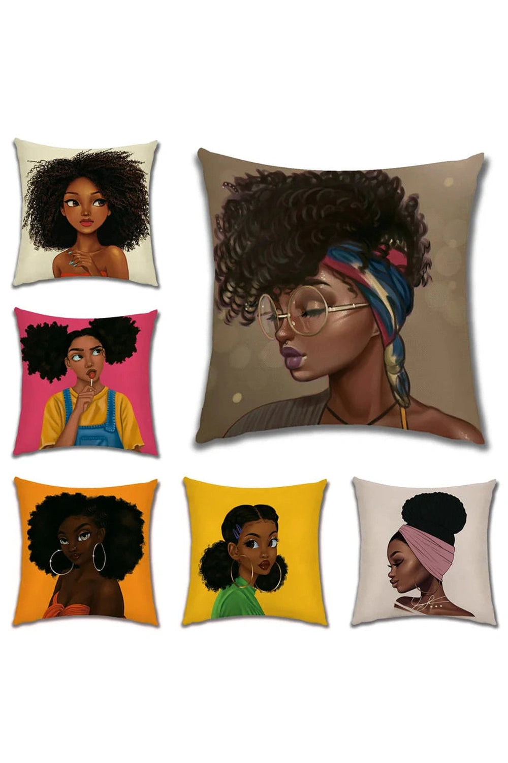 African Lady Pillow Case