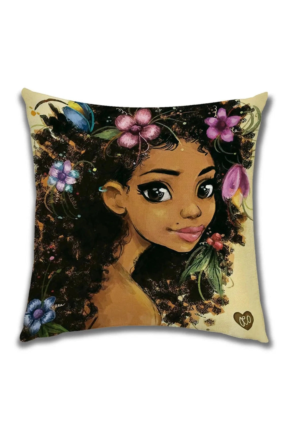 African Lady Pillow Case