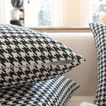 Houndstooth Chic Pillow Case