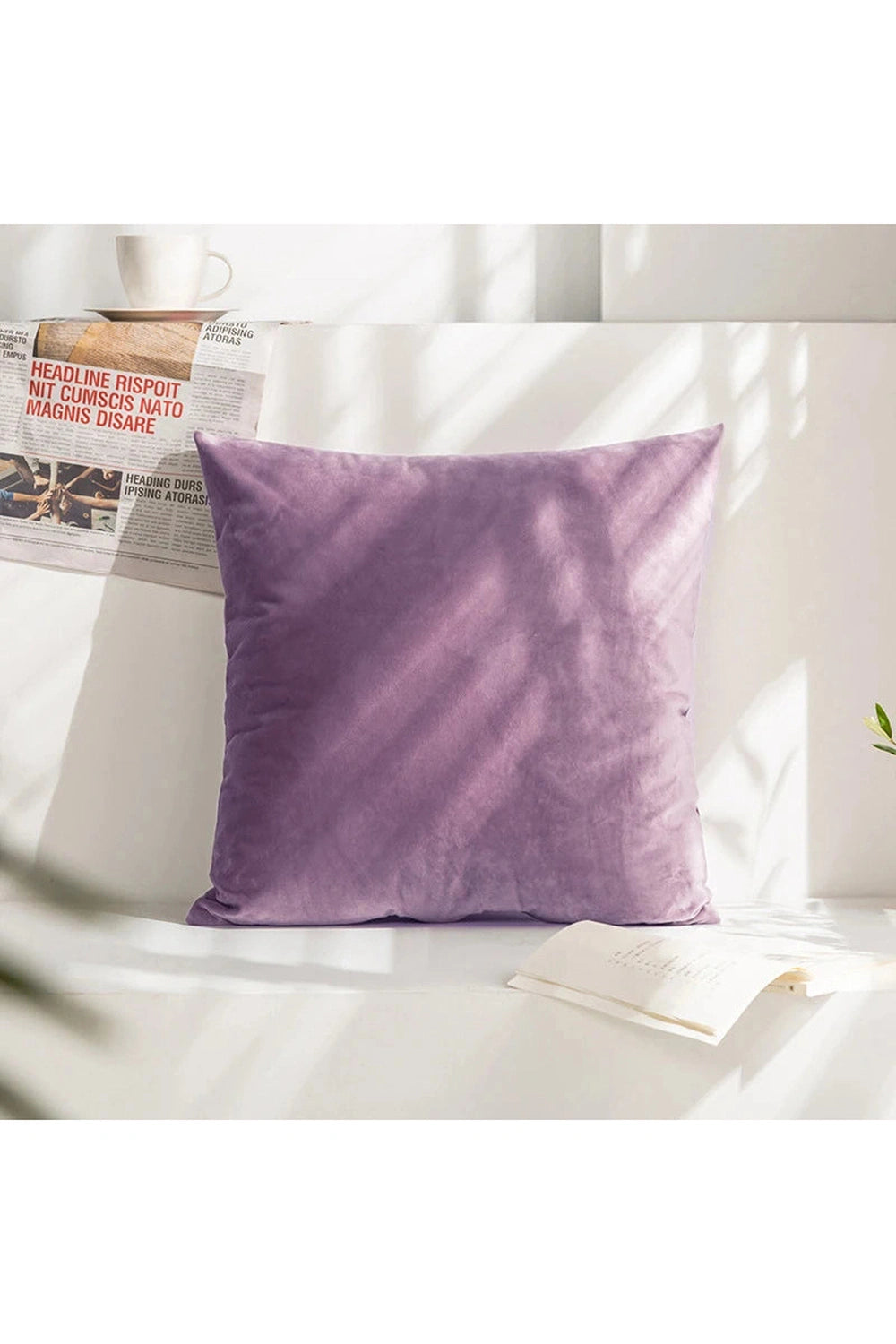 Velvet Decor Accent Pillow Case