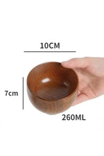 Rustic Charm Wooden Bowl Set