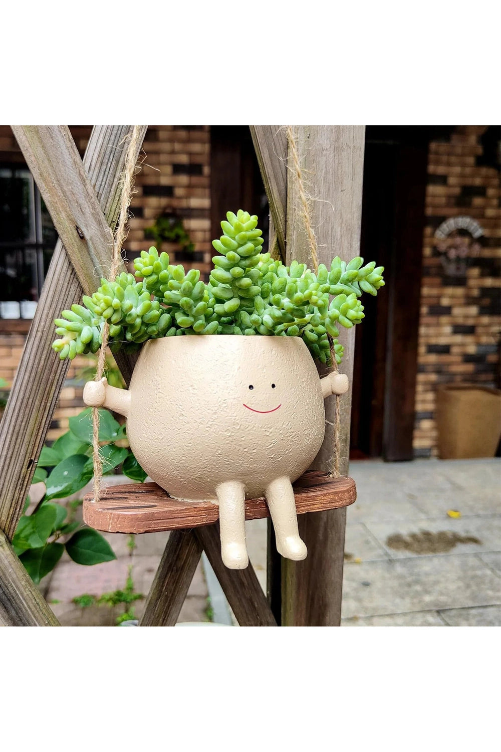 Hanging Smile Planter Pot