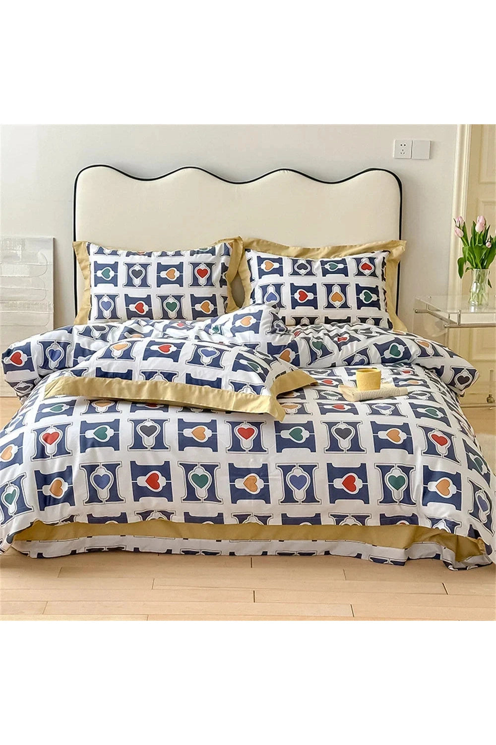 Soft Flowers Bedding Set