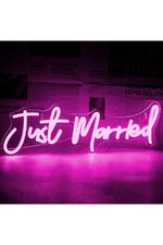 Just Married Neon Sign