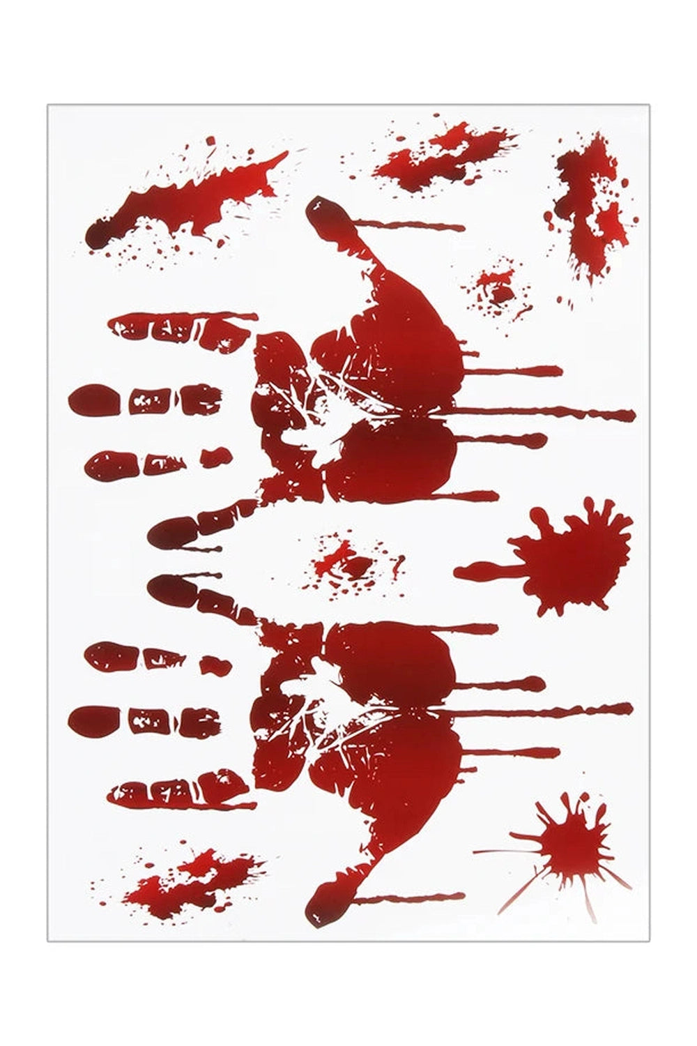 Blood Splatter Horror Wall Stickers