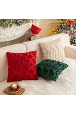 Xmas Plush Decorative Pillow Case