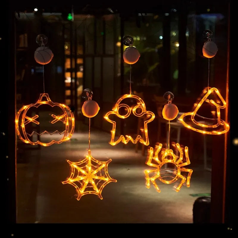 Glowing Halloween LED Window Lights