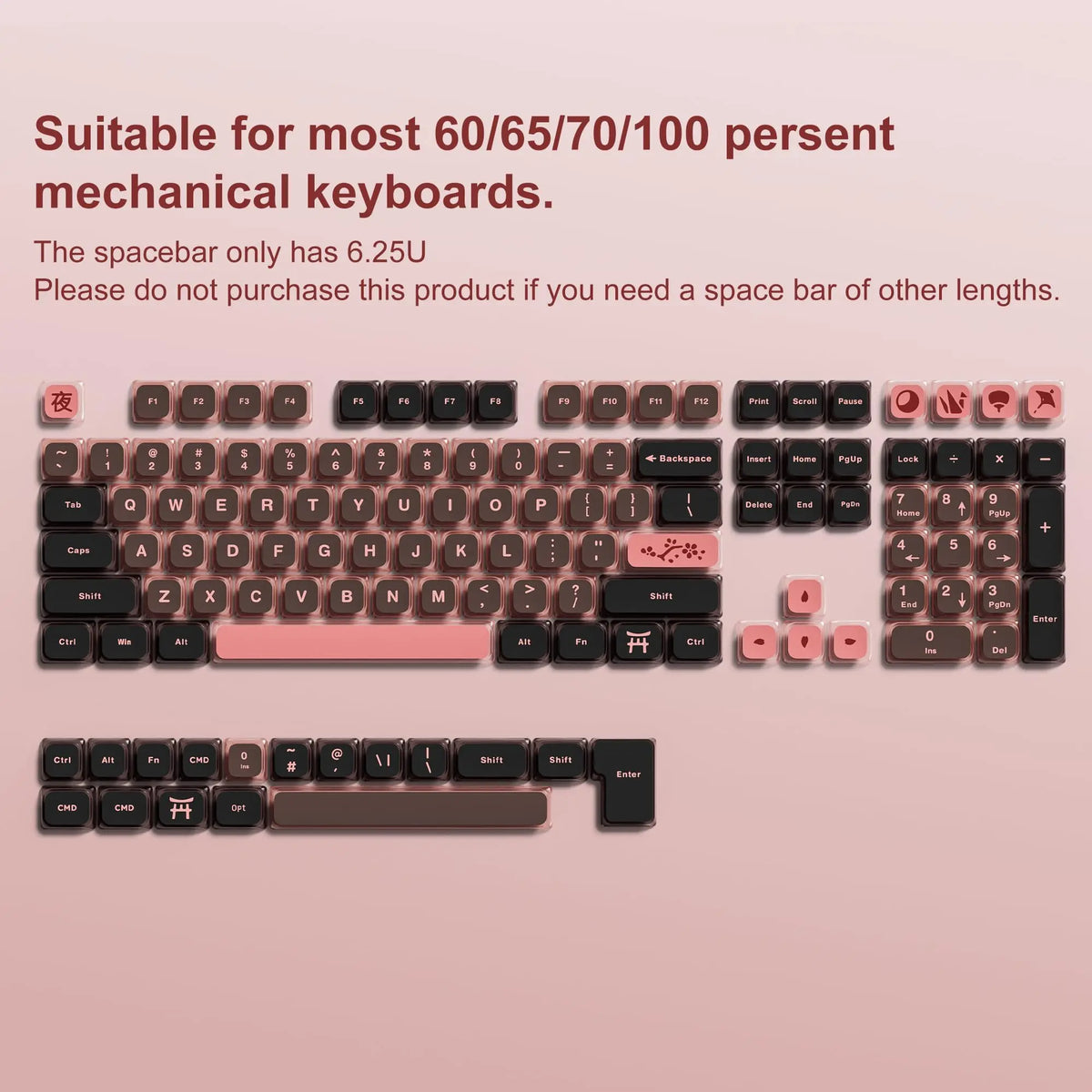 Nightingale Pudding Keycaps