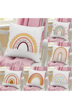 Rainbow Print Sofa Pillow Case