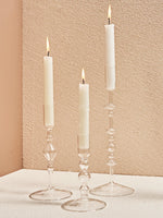 Crystal Aura Taper Candle Holders