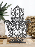 Hamsa Hand Black Desk