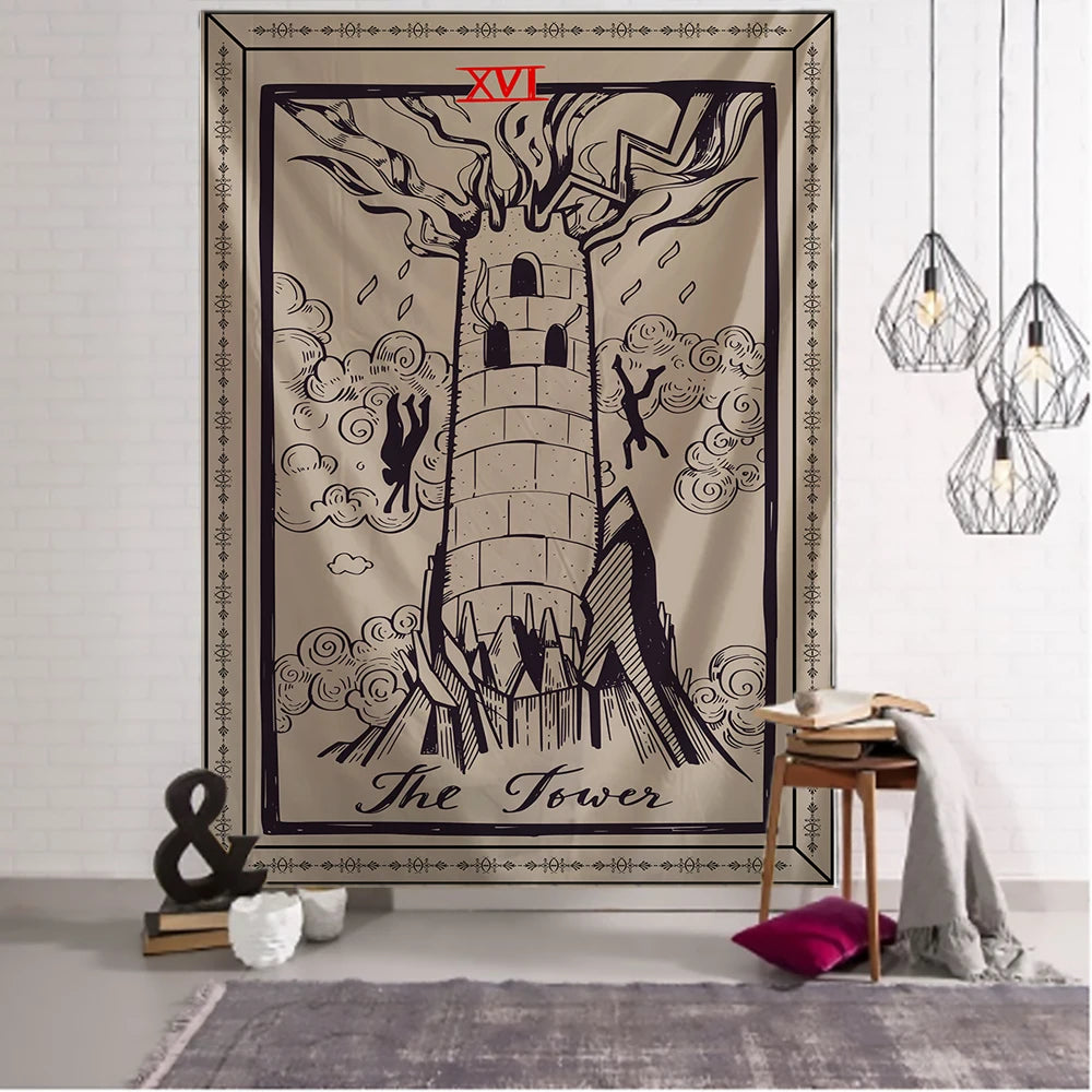 Classic Card Tarot Tapestry