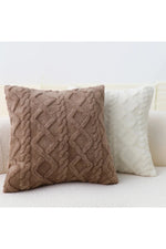 Twist Plush Modern Pillow Case