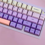 Lavender Gradient Keycaps