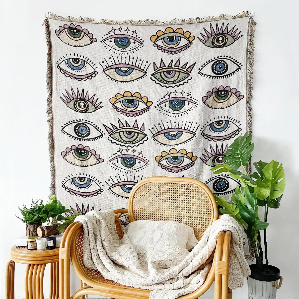 Mystical Eye Tapestry Blanket