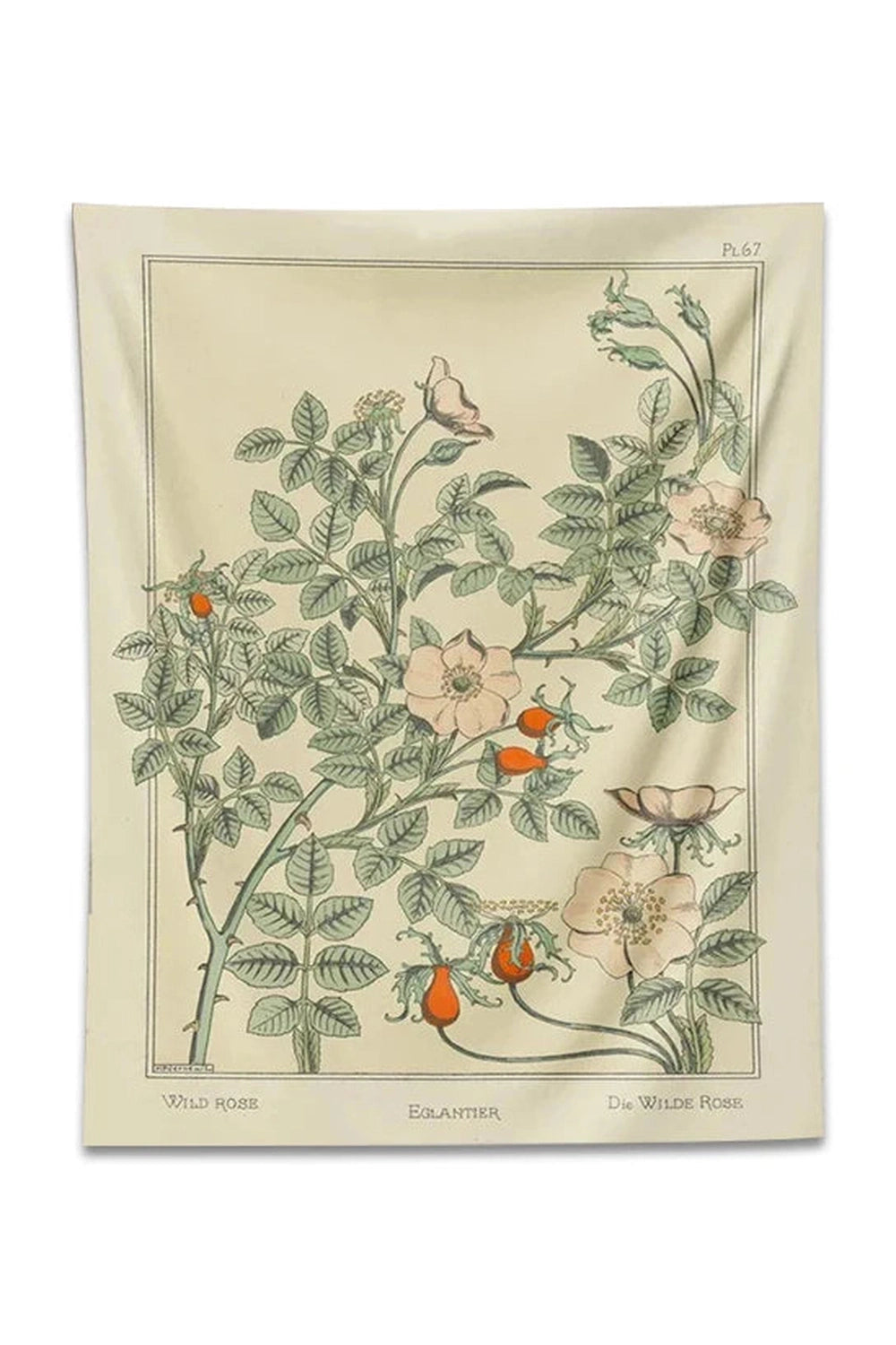 Vintage Botanical Elegance Tapestries