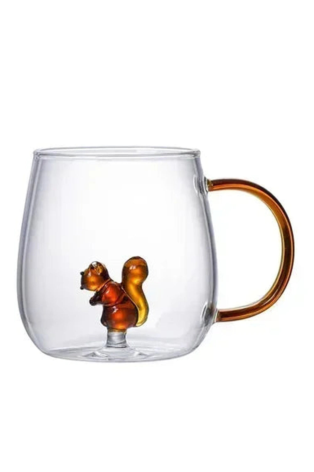 Cartoon Animal Glass Juice Cup