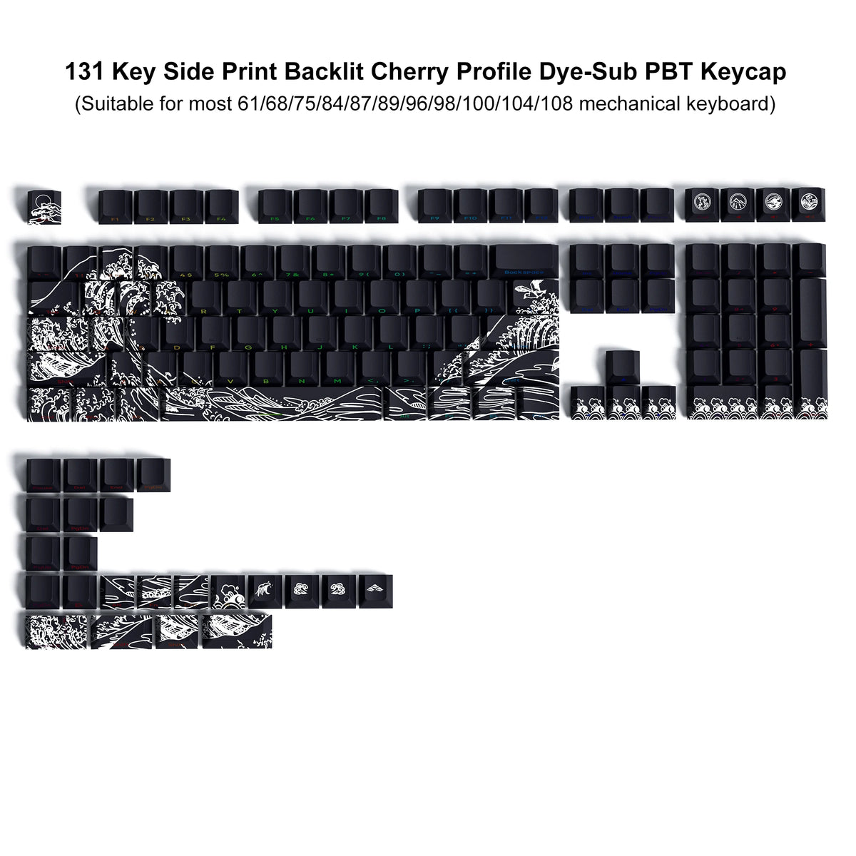 Black Coral Sea Keycaps