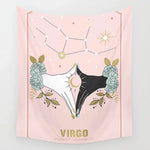 Pink Horoscope Tapestry