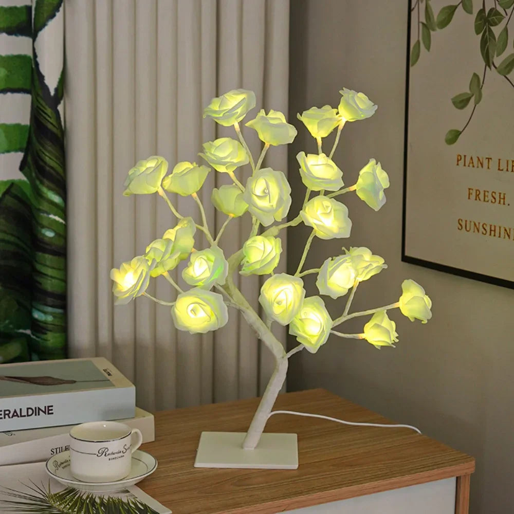 Blossoming Rose Tree Lamp