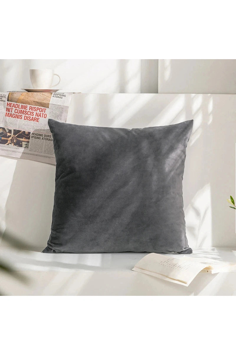 Nordic Velvet Decor Pillow Case