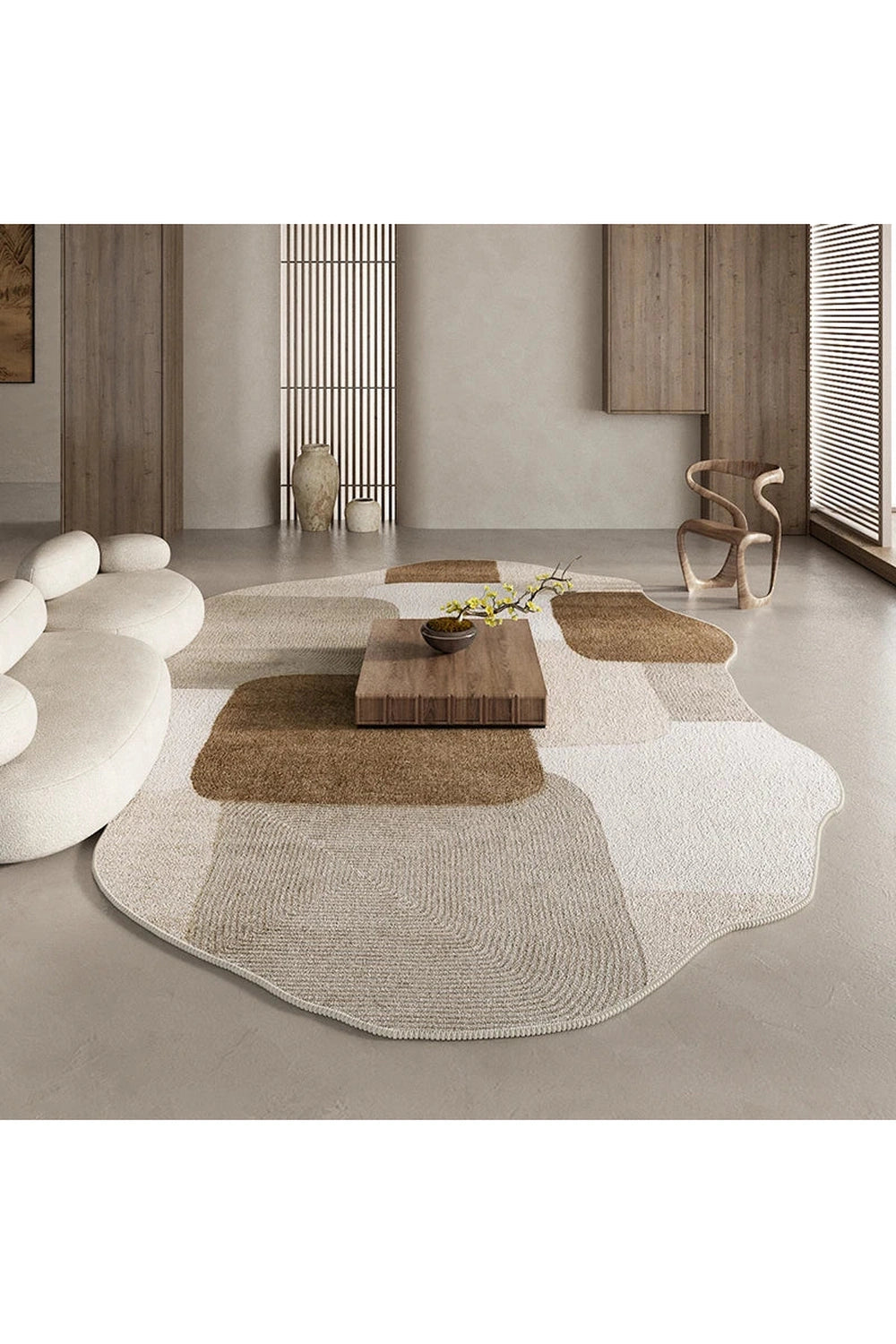 Geometric Sand Dune Rug