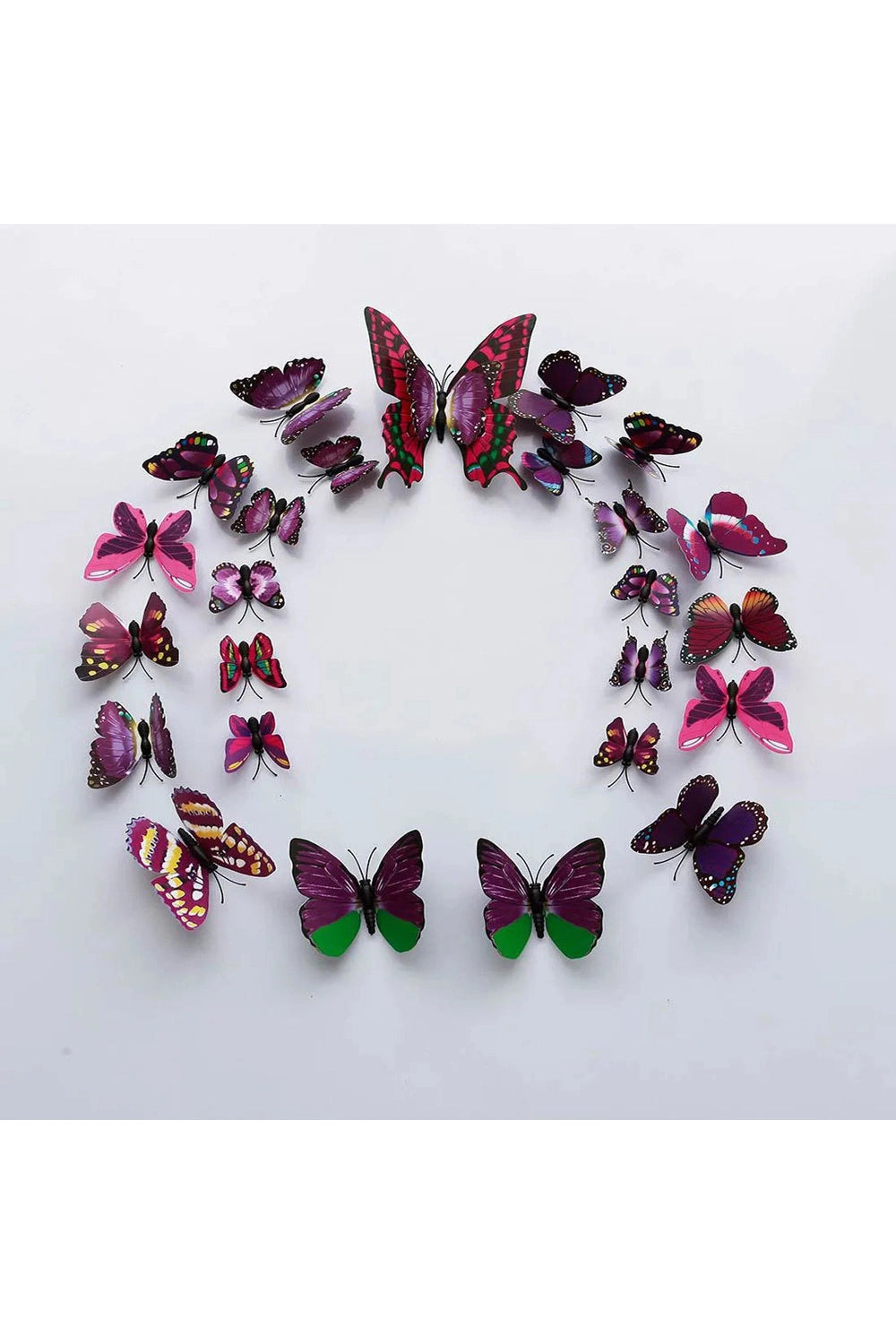 Colorful 3D Butterfly Stickers