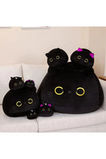 Black Cat Stuffed Pillow