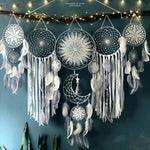 Moonlit Dreamcatcher Wall Hanging