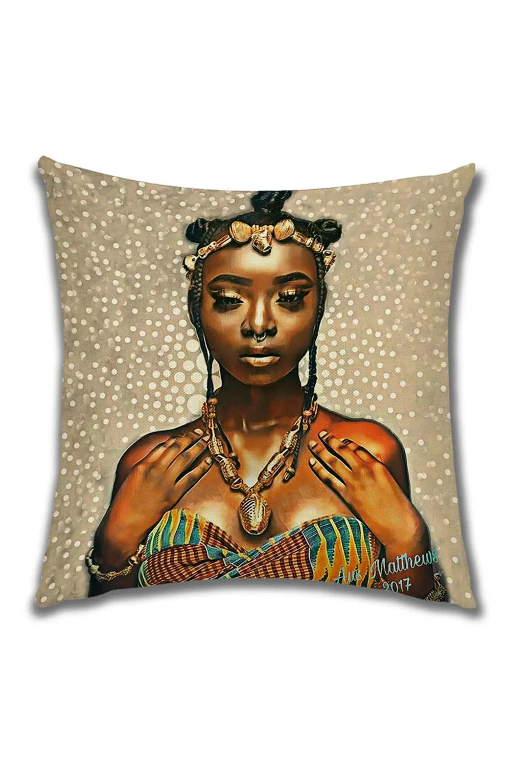 African Lady Pillow Case