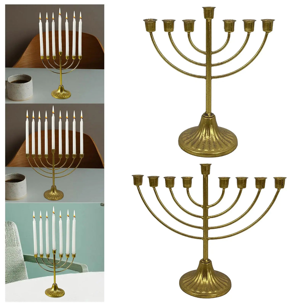 Eternal Light Menorah Candle Holder