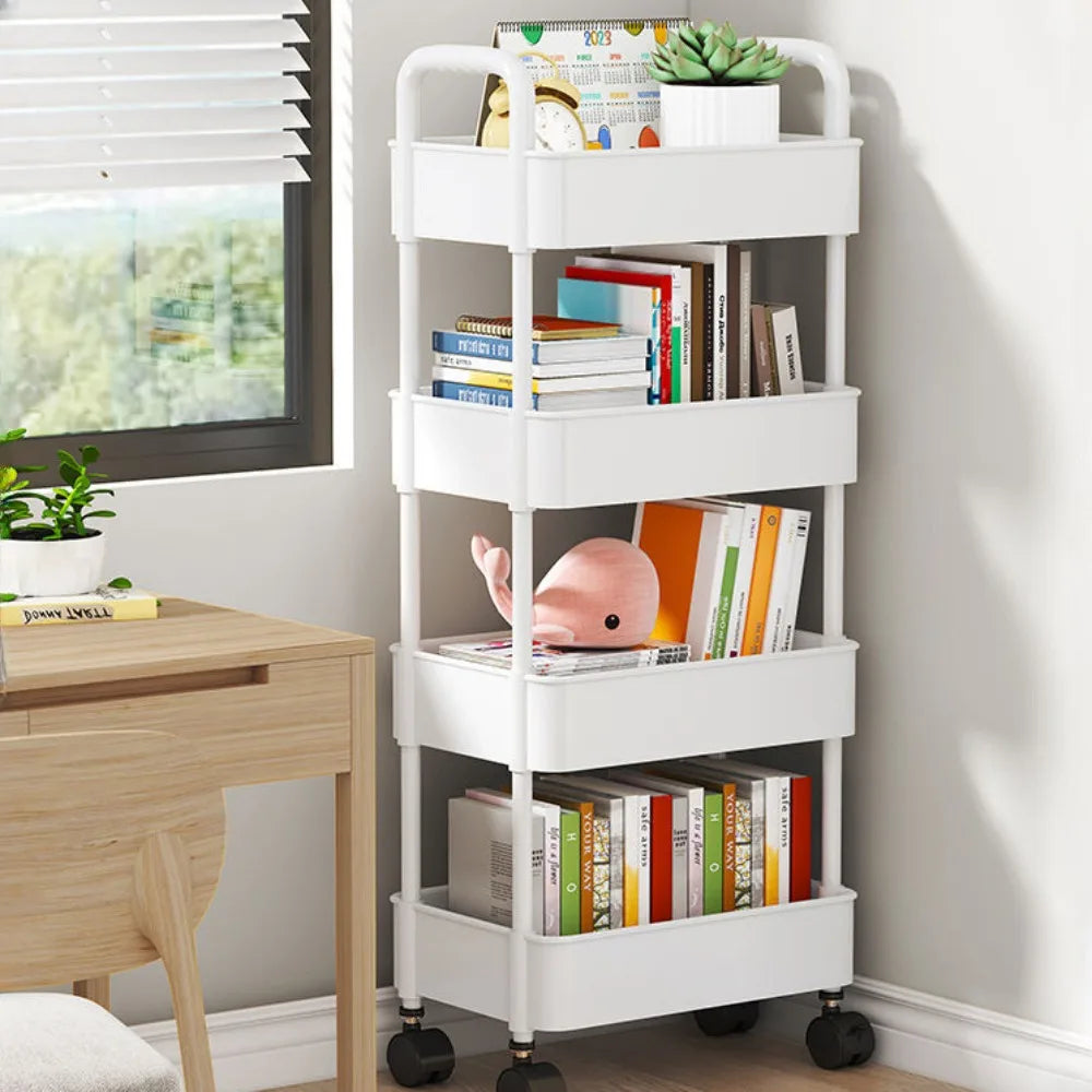 Multi-Tier Rolling Shelf