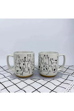 Painted Cartoon Ceramic Mug