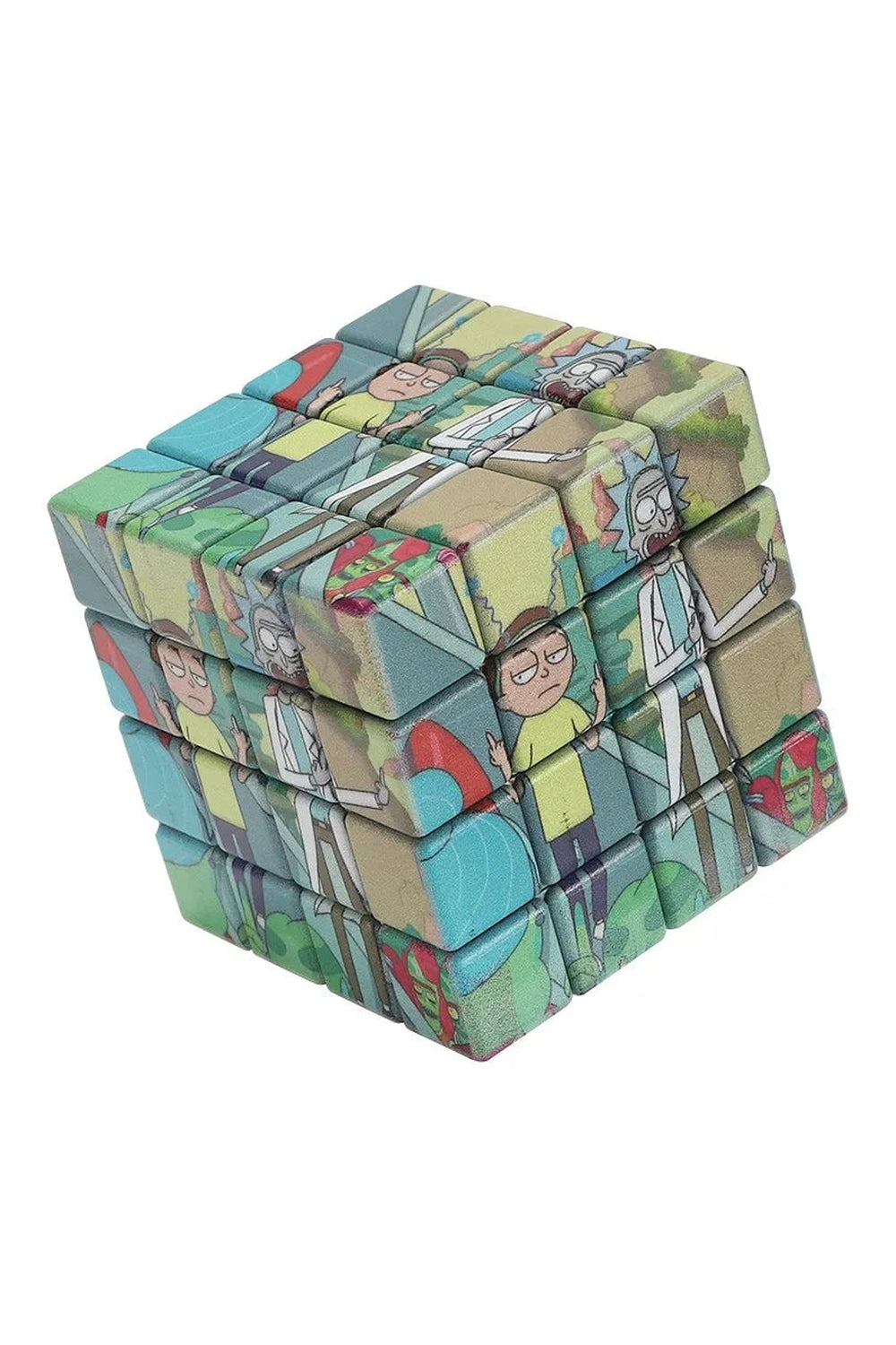 Cartoon Cube Herb Grinder