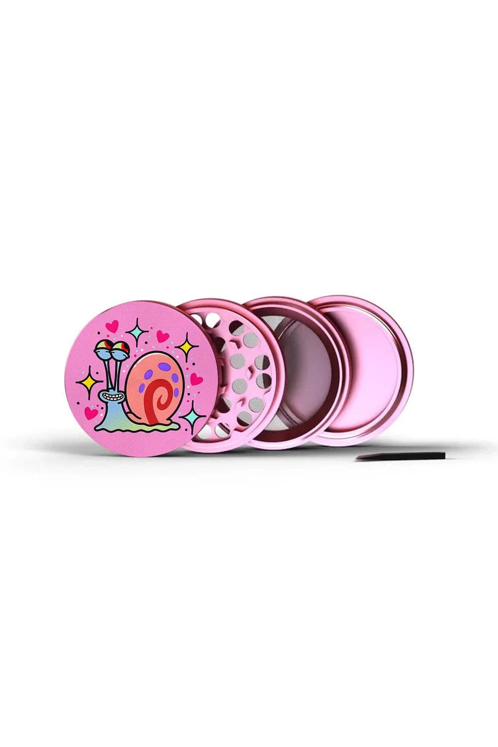 Snail Pattern Pink Grinder